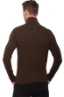 Cashmere & Yak men polo style sweaters howard natural marron paprika xs